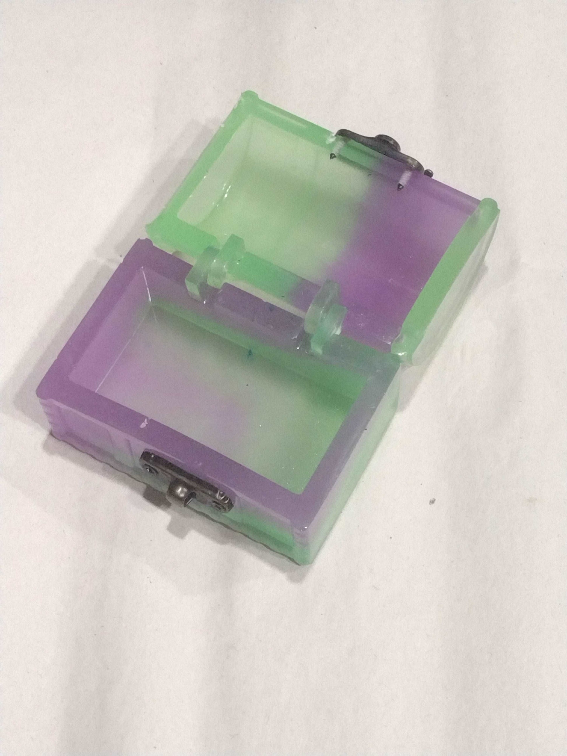 Treasure Chest (green & purple)