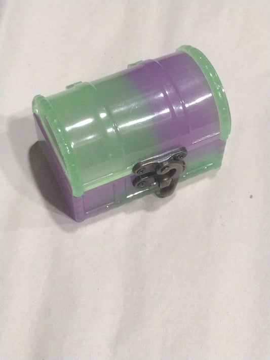 Treasure Chest (green & purple)